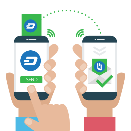 Dash cryptocurrency wallet private send